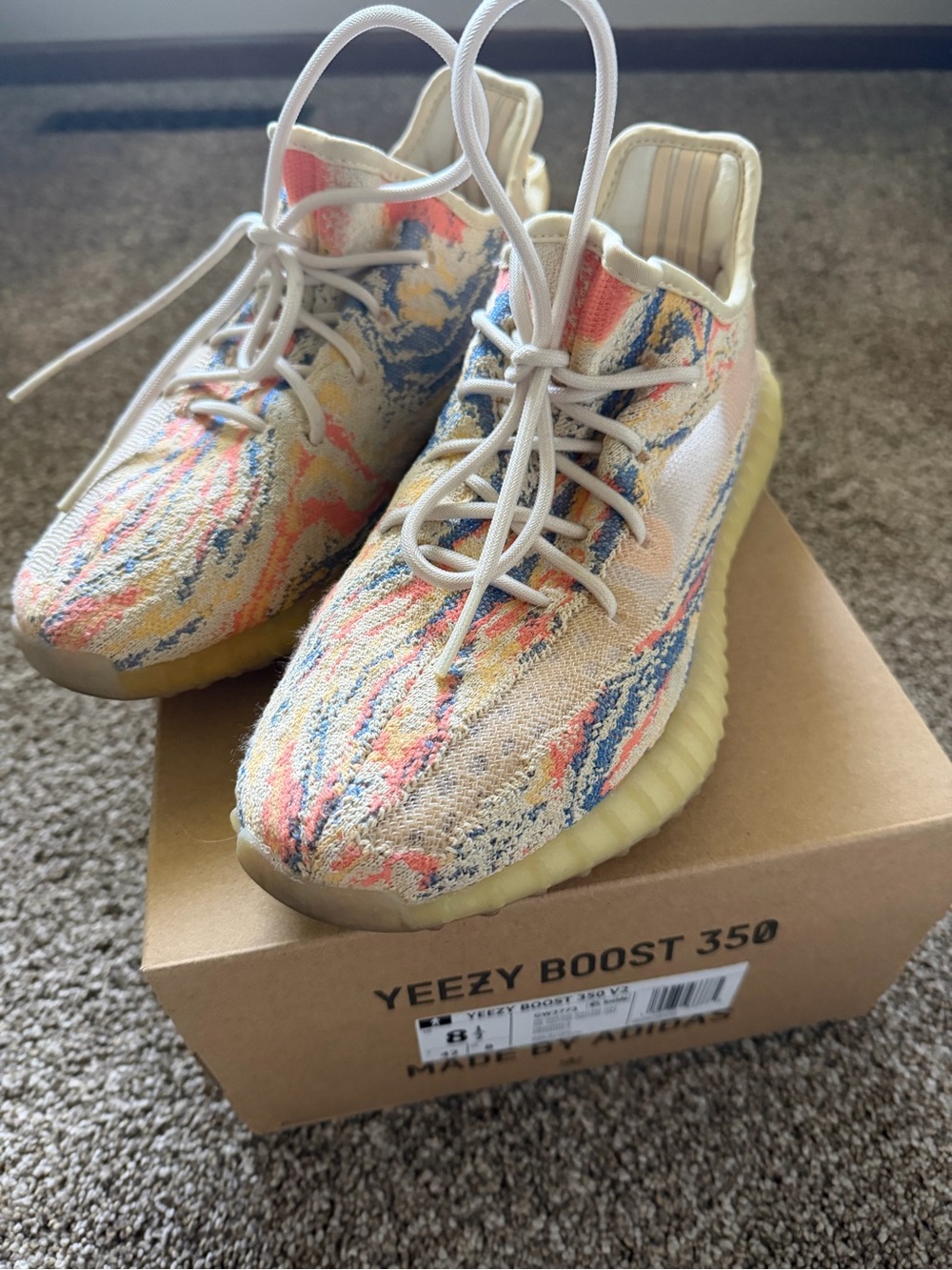 adidas Yeezy Boost 350 V2 MX Oat Knit Sneakers